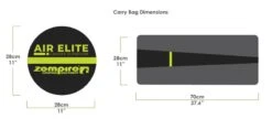 Zempire Air Elite Sunroom -Outdoor Tent Shop air elite sunroom bag dimensions image