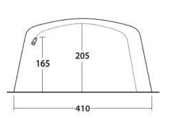 Outwell Avondale 6PA Tent 2022 -Outdoor Tent Shop avondale 6pa tent dimensions 4