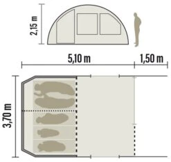 Outdoor Tent Shop -Outdoor Tent Shop awaya 370 dimensions image