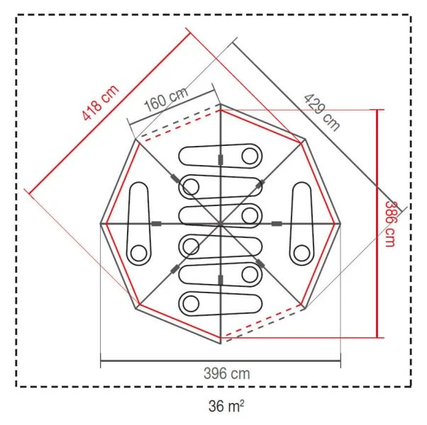 Coleman Octagon BlackOut Tent 2023 - Image 2