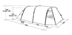 Easy Camp Huntsville 500 Tent -Outdoor Tent Shop easy camp huntsville 500 dimensions image 1