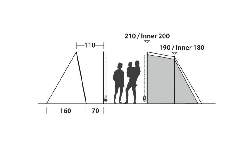 Easy Camp Palmdale 500 Lux Tent 3 Easy Camp Palmdale 500 Lux Tent - Image 3