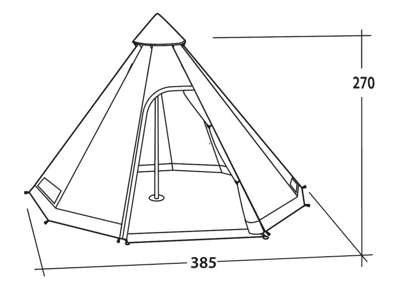 Easy Camp Moonlight Tipi Tent 2023 3 Easy Camp Moonlight Tipi Tent 2023 - Image 3