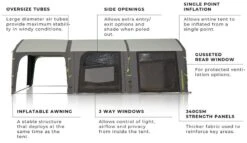 Zempire Fortress V2 Air Tent 2023 -Outdoor Tent Shop fortress v2 image 5