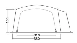Outwell Montana 6PE Tent 2023 -Outdoor Tent Shop montana 6pe dimensions 4