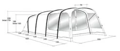 Outwell Avondale 5PA Tent 2022 -Outdoor Tent Shop outwell avondale 5pa tent 111182 drawing perspective2