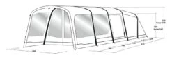Outwell Birchdale 6PA Tent 2022 -Outdoor Tent Shop outwell birchdale 6pa tent 111184 drawing perspective2