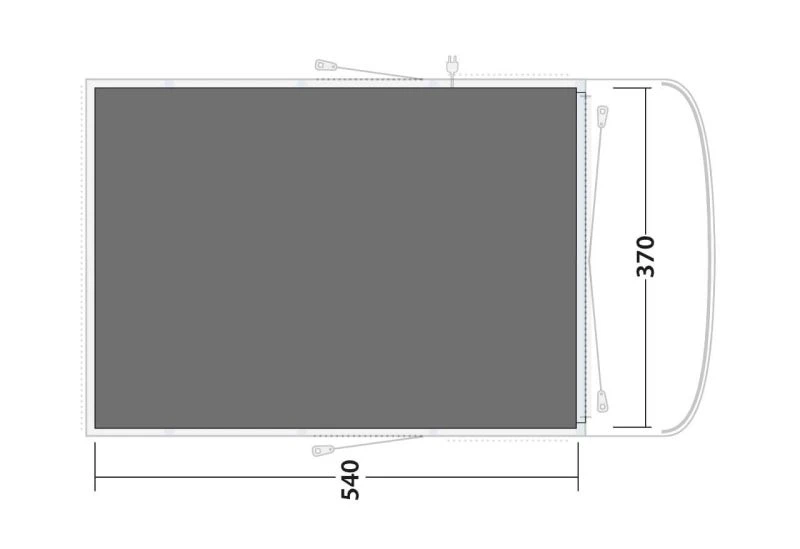 Outwell Hayward Lake 6ATC Footprint 2 Outwell Hayward Lake 6ATC Footprint - Image 2