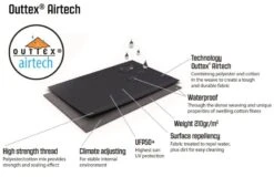 Outwell Wood Lake 6ATC Tent 2022 -Outdoor Tent Shop outwell hayward lake 6atc spec image 1