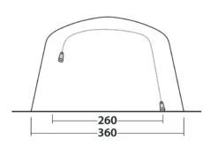 Outwell Jacksondale 5PA Tent 2023 -Outdoor Tent Shop outwell jacksondale 5pa tent dimensions 4