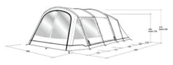 Outwell Yosemite Lake 4TC Tent 2023 -Outdoor Tent Shop outwell yosemite lake 4tc dimensions image 1