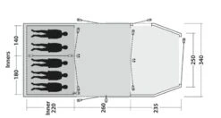 Outdoor Tent Shop -Outdoor Tent Shop outwell yosemite lake 5tc dimensions image 2