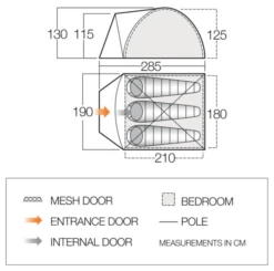 Vango Tay 300 CLR Tent 2023 3 Vango Tay 300 CLR Tent 2023 -Outdoor Tent Shop tay 300 clr dimensions image