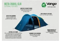 Vango Beta 350XL CLR Tent 2023 -Outdoor Tent Shop vango beta 350xl clr tent features