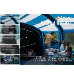 Vango Vesta Air 850XL Airbeam Tent 2023 -Outdoor Tent Shop vesta 850xl image 3