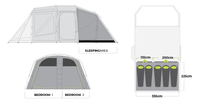 Zempire Aero TL Pro Air Tent 2022 10 Zempire Aero TL Pro Air Tent 2022 - Image 10